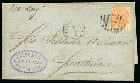Stamp of Great Britain » British Post Offices Abroad » Porto Rico Great Britain Used Abroad 1877
