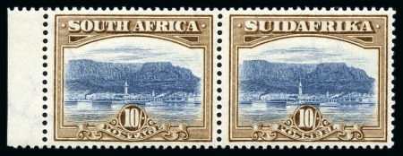 Stamp of South Africa » Union & Republic of South Africa 1927-30 10s bright blue and brown, mint