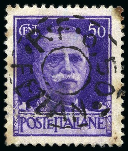 Stamp of Colonies françaises » Fezzan Fezzan Yv. 18, neuf sans gomme, rousseurs et pli, rare, signé A.Brun, cert. Cérès (Yv. € 6'300)