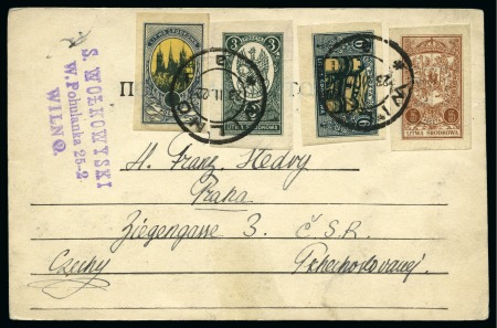 Stamp of Lithuania » Lithuania (Central) 1921-1922 Central Lithuania : 1 registered cover & 1 card