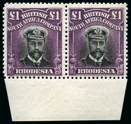 Stamp of Rhodesia 1913-24 Admirals 1/2d to £1 complete set of 19