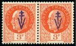 Stamp of France » Libération SYLVANES LES BAINS Mayer 2M à 5M, 15, 17, 19, 20, 21, 23, 26, 31, 34C, tous en 2 exemplaires (souvent en paires), neuf sans ch., TB, tous signés Calves, Mayer € 7'610