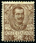 Stamp of Italy » Italy and Areas Collections and Lots 1878-1942 Practically all never hinged collection of Regno in two hingeless GBE albums, 