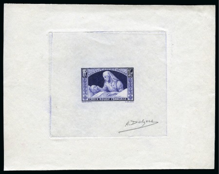 Stamp of France » Collections 1939-52, Groupe de 2 épreuves de luxe et 12 épreuves