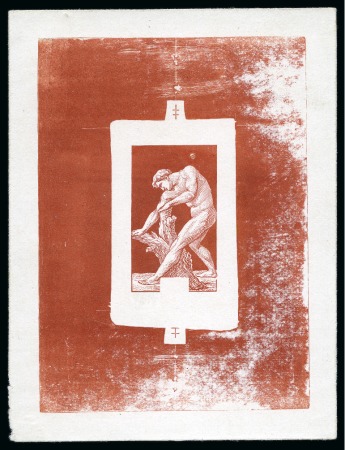 Stamp of Olympics » 1924 Paris » Essays and Proofs 1924 Paris. France 30c die proof in brown of centr