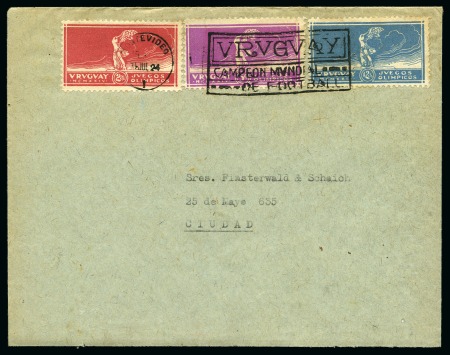 Stamp of Olympics » 1924 Paris » 1924 Olympic Issues of Other Countries 1924 Uruguay Olympic Football group