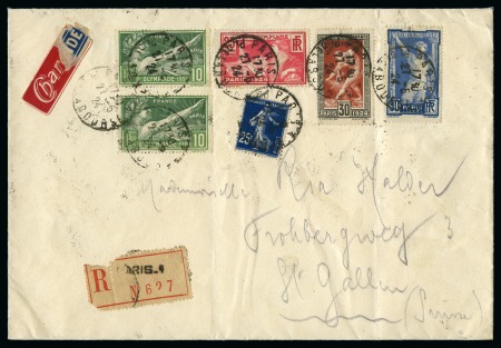Stamp of Olympics » 1924 Paris » Covers and Cancellations 1924 Paris collection of 32 covers/cards + 1 front