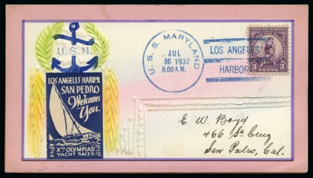 Stamp of Olympics » 1932 Los Angeles 1932 Los Angeles collection of covers