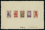 Stamp of France » Collections 1937-84, Extraordinaire lot de 183 épreuves de luxe COLLECTIVES dont Bloc Pexip, Série Type Paix, , plus livre Arphila 1975, TB