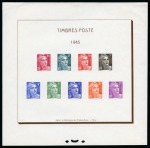 Stamp of France » Collections 1937-84, Extraordinaire lot de 183 épreuves de luxe COLLECTIVES dont Bloc Pexip, Série Type Paix, , plus livre Arphila 1975, TB