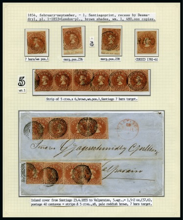 Stamp of Chile 1853-1880 THE NIELSEN COLLECTION OF CLASSIC CHILE