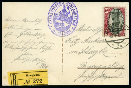 Stamp of Austria » 1890-1918 Issues  1908 Issue Lot of about 110/120 covers, postal stationery and cards