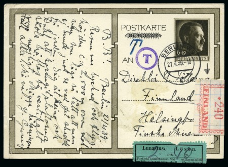 Stamp of Germany » German Empire » German Empire, 1933/45 Third Reich GERMAN EMPIRE 1934-1942 propaganda cards 3rd Reich