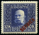 Stamp of Serbia 1916-1920, Foreign occupations of Serbia during WWI: Specialised collection in large Scott album 