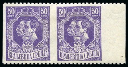 Stamp of Serbia 1880-2000, Attractive mint and used collection in three large Scott albums, starting with 1880 King Milan issue, 