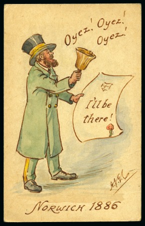 Stamp of Large Lots and Collections ILLUSTRATED POSTCARDS FROM THE A.J.G.CLAYTON CORRESPONDENCE (43) + 1 cover