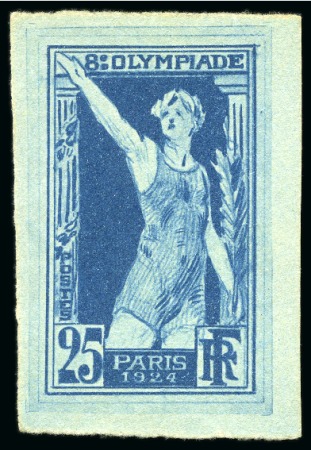 Stamp of Olympics » 1924 Paris » Essays and Proofs 1924 Paris 25c essay printed by lithography 