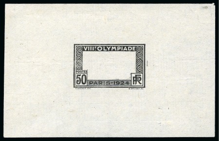 Stamp of Olympics » 1924 Paris » Essays and Proofs 1924 Paris Olympics 50c (unissued) proof
