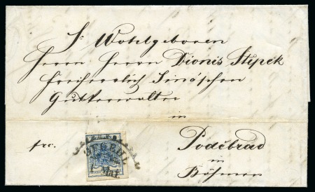 Stamp of Austria » 1850 Issue AUSTRIA LOWER AUSTRIA NIEDEROESTERREICH special cancel GFOEHL on 9kr cover 1858
