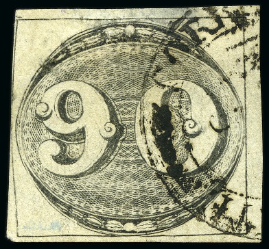 Stamp of Large Lots and Collections 1843-90, BRAZIL, Used collection of four album pages with 78 imperial stamps, Bull's Eyes 30R, 60R and 90R, slanted figures 10-60R, Verticals 10-600R, Coloreds 10, 30 & 430