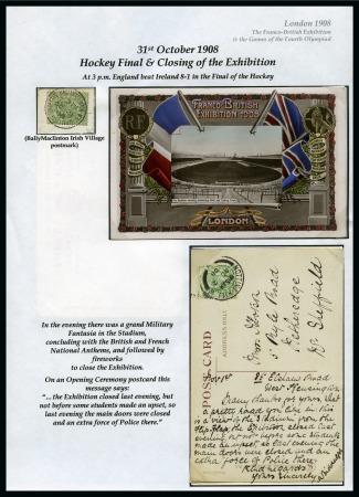 Stamp of Olympics » 1908 London 1908 London: The Bob Wilcock exhibition collection neatly and knowledgeably written up on 128 album pages