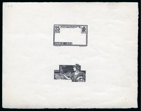 Stamp of Olympics » 1924 Paris » Essays and Proofs X
