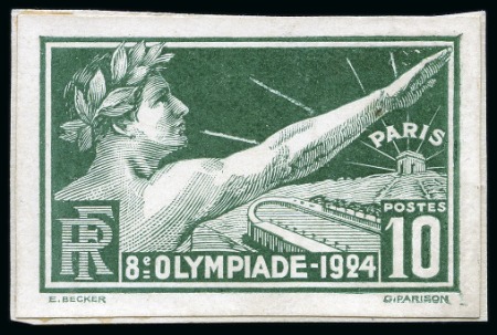 Stamp of Olympics » 1924 Paris » Essays and Proofs X