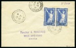 Stamp of Olympics » 1924 Paris » Covers and Cancellations 1924 Paris Olympic stamps group mounted on page