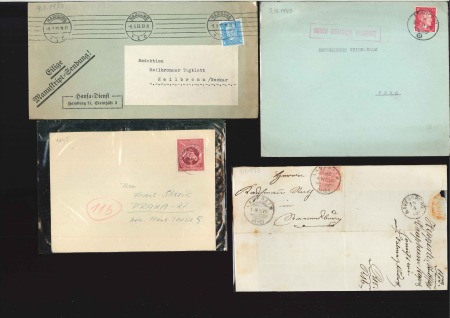 Stamp of Germany » Germany Collections and Large Lots 1863-1945 German Empire covers & cards