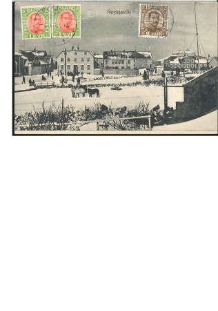 Stamp of Iceland Iceland 1922 Ppc (as printed matter) to Czechoslovakia