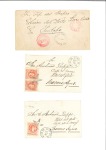 Stamp of Large Lots and Collections 1853-98 AMERICAS: Selection of stampless covers, some maritime covers + 1 Mexico variety