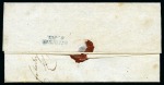 Stamp of Austria » 1850 Issue AUSTRIA MILITARY BORDER CROATIA-SLAVONIA 1850 ZENGG COVER 