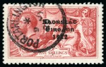 Stamp of Ireland » 1927-28 Wide Date Overprints (T72-T74) 1927-28 Wide Dates 2s6d, 5s and 10s showing "flat 