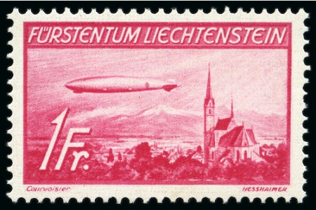 Stamp of Liechtenstein Liechtenstein airmails 1931, 1934-1936, 1936