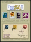 Stamp of Large Lots and Collections 1848-1980, Extensive Thematics collection of flowers neatly mounted on 172 exhibition pages
