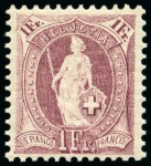 Stamp of Switzerland / Schweiz » Sammlungen 1845-2007, Sehr reichhaltige ungebrauchte Sammlung Schweiz in fünf Leuchtturm Alben