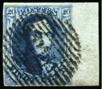 Stamp of Belgium 1849-64, Attractive selection of Epaulettes and Me