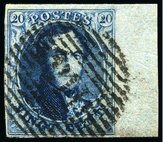 Stamp of Belgium 1849-64, Attractive selection of Epaulettes and Me