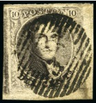 Stamp of Belgium 1849-64, Attractive selection of Epaulettes and Me