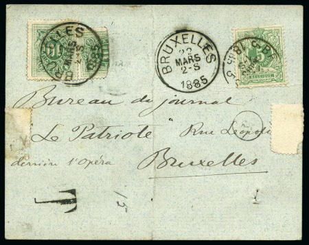 Stamp of Belgium 1865-1940, Specialised postal history selection wi
