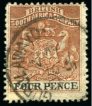 Stamp of Bechuanaland » Postal History & Cancellations Trans-Protectorate: Collection of cancels on stamps