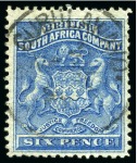 Stamp of Bechuanaland » Postal History & Cancellations Trans-Protectorate: Collection of cancels on stamps