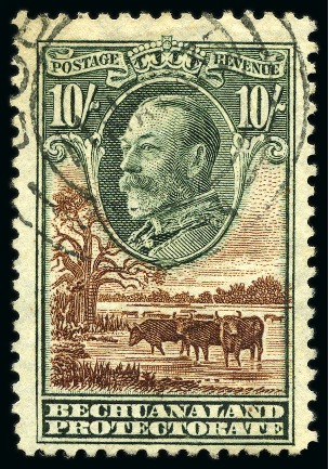 Stamp of Bechuanaland » Bechuanaland Protectorate 1932 Definitive used set of 12 with Lobatsi cds