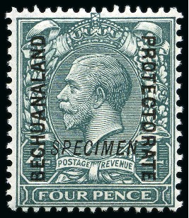 Stamp of Bechuanaland » Bechuanaland Protectorate 1913-24 1/2d to 5s mint nh SPECIMENS (excl.1 1/2d)
