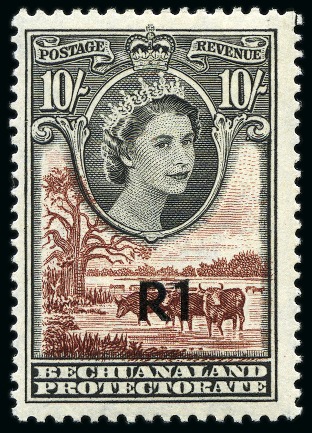 Stamp of Bechuanaland » Collections 1953-66, QEII primarily mint collection with varieties