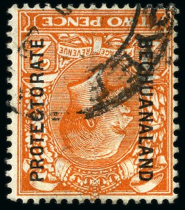 Stamp of Bechuanaland » Bechuanaland Protectorate 1913-24 2d Orange die I with INVERTED WATERMARK used