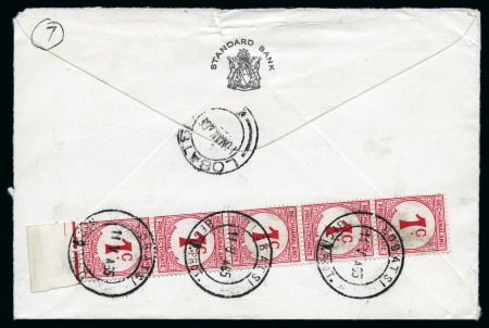Stamp of Bechuanaland » Bechuanaland Protectorate POSTAGE DUES: Two covers with 1961 issues