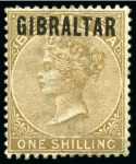 Stamp of Gibraltar » Collections 1886-98, Mint & used collection on album pages