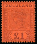 Stamp of South Africa » Zululand 1888-96, Zululand Collection on album pages