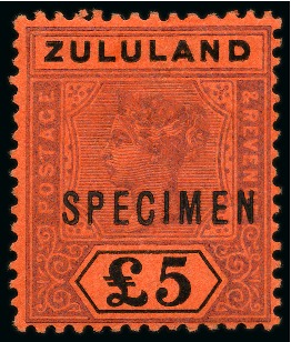 Stamp of South Africa » Zululand 1888-96, Zululand Collection on album pages